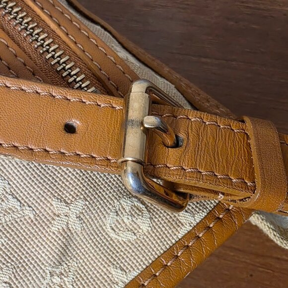 Louis Vuitton Kathleen Pochette 2004 Monogram Canvas & Leather Trim Shoulder Bag - Picture 11 of 16